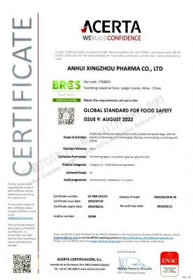 BRCGS certificate